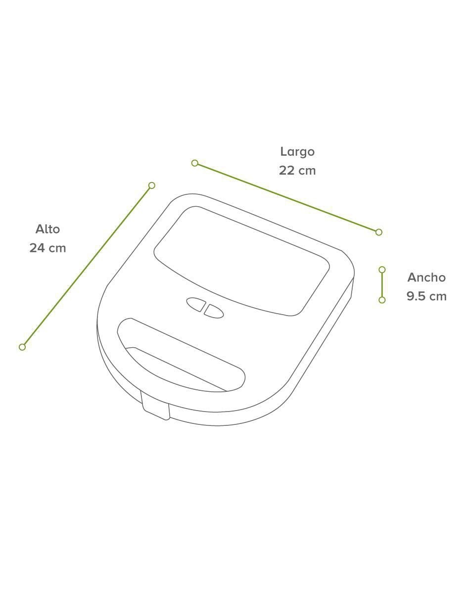 SANDWICHERA SW01 , NEGRO 5