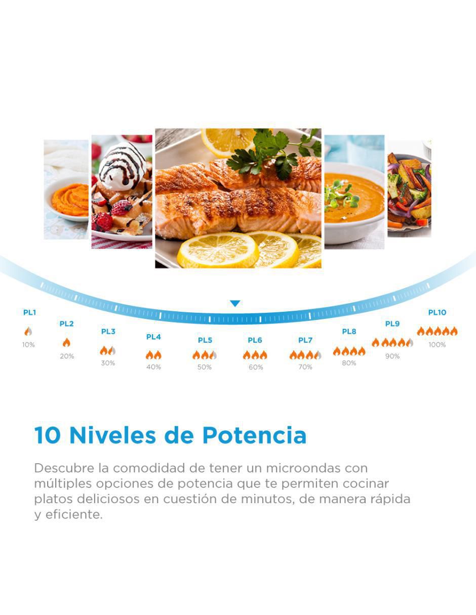 MICROONDAS CONVENCIONA, 0.7 PIES, GRIS 8