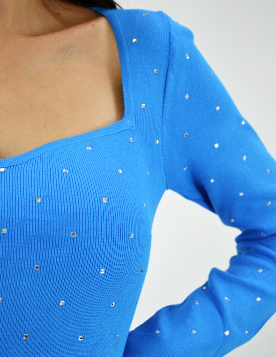 Blusa Roman Fashion manga larga para mujer