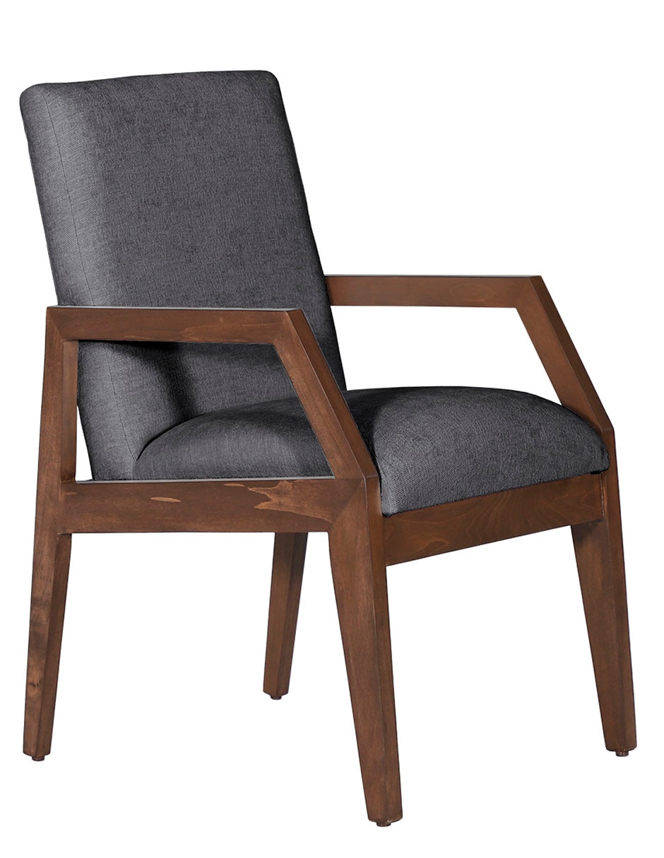 Silla London de madera nogal