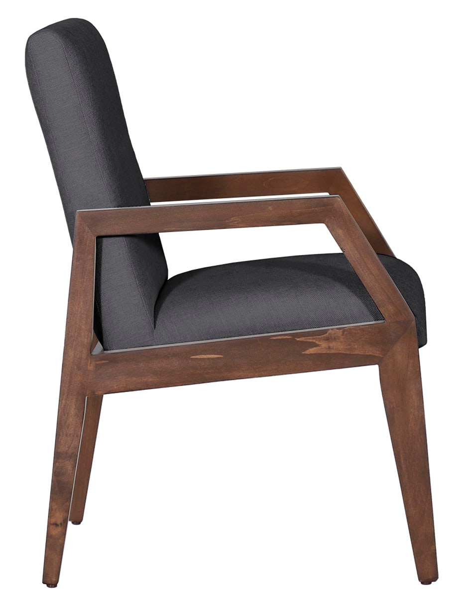 Silla London de madera nogal
