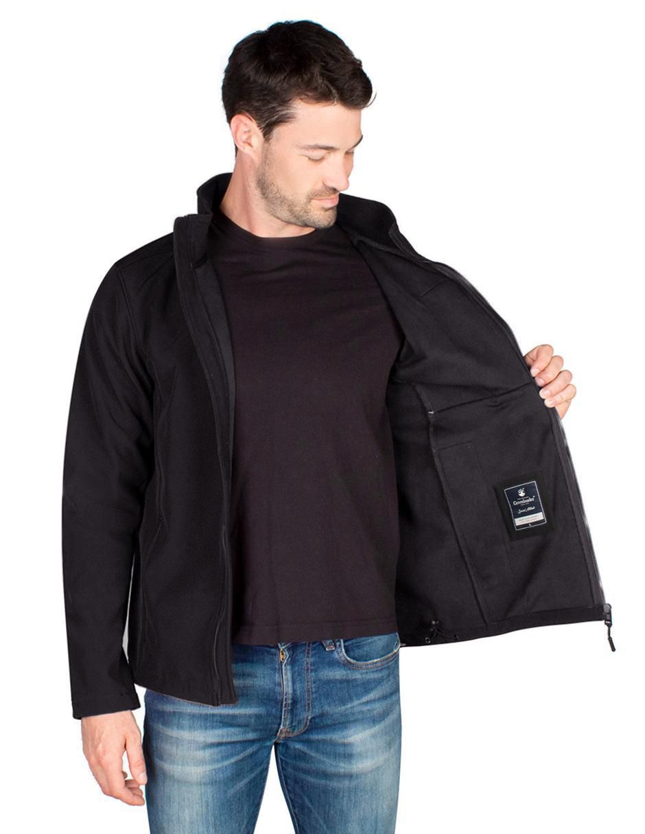Chamarra casual bolsa con cierre para hombre 2
