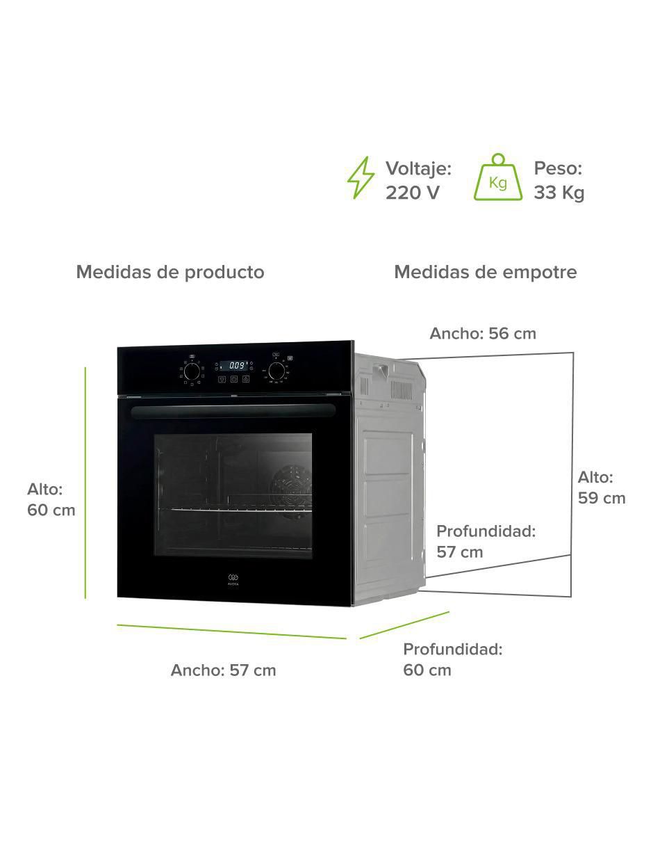 Horno eléctrico Avera HEL02D capacidad 60 L