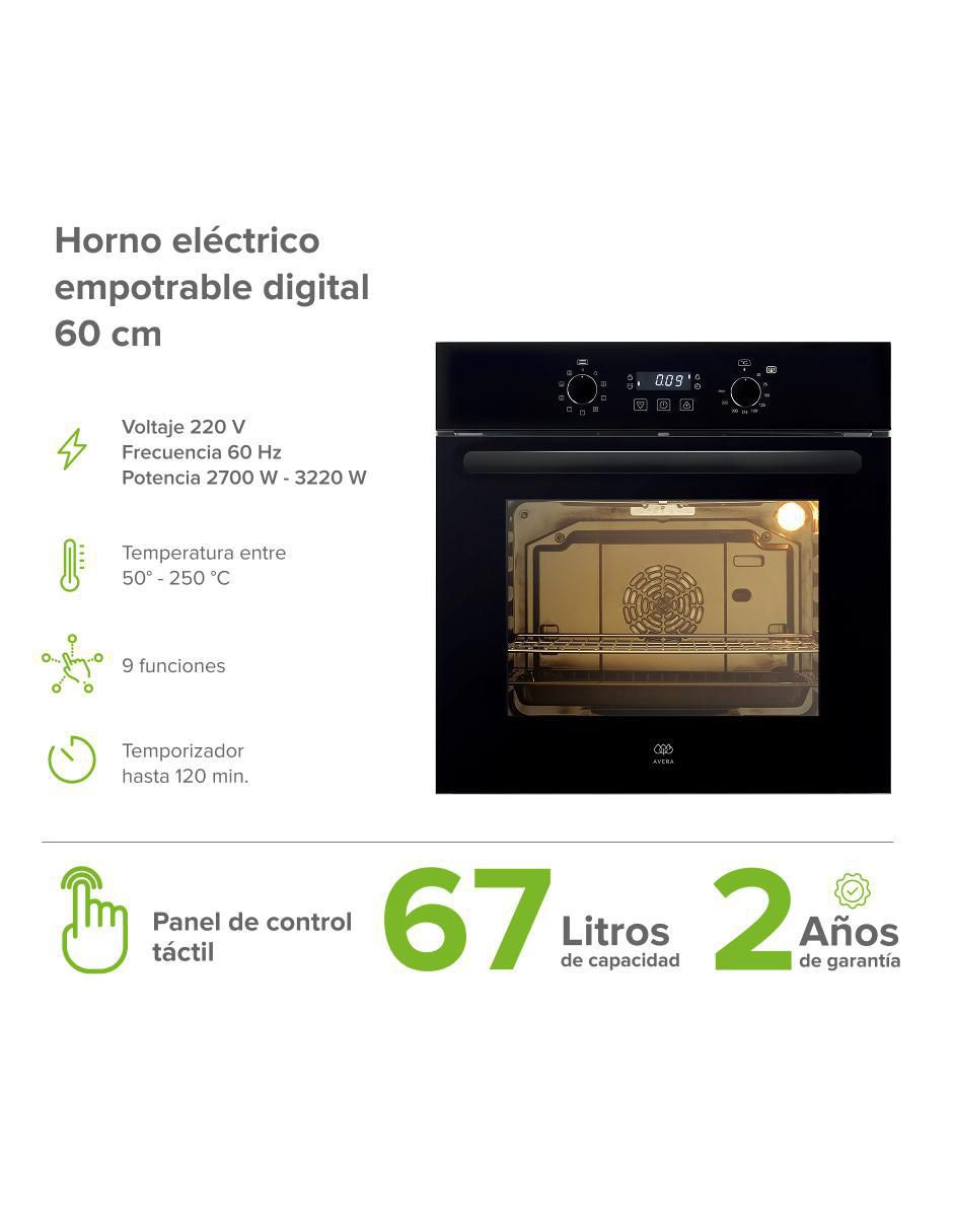 Horno eléctrico Avera HEL02D capacidad 60 L