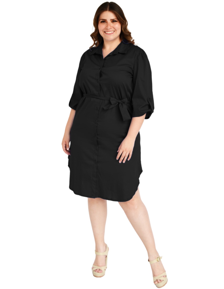 Vestido arriba rodilla formal para mujer 2