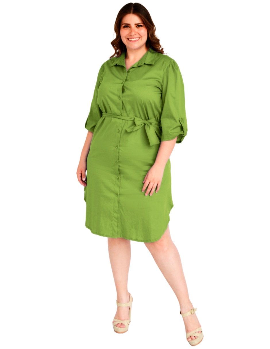 Vestido arriba rodilla formal para mujer