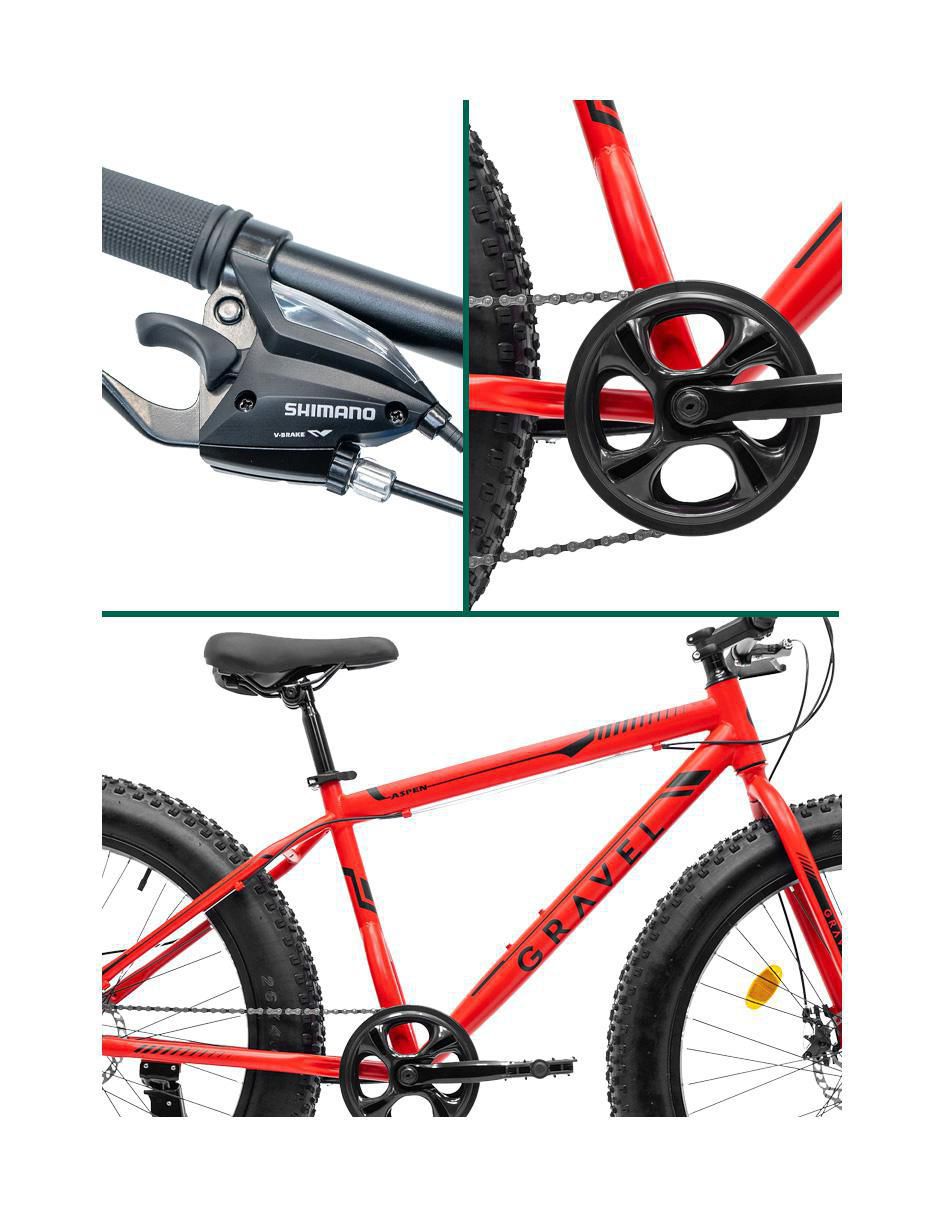 Bicicleta de montaña rodada 26 unisex 5