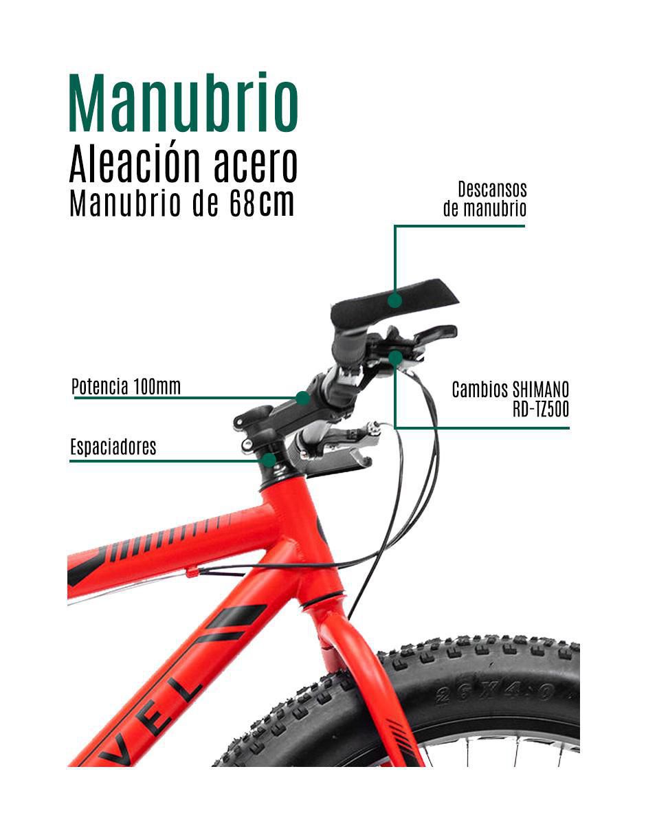 Bicicleta de montaña rodada 26 unisex 7