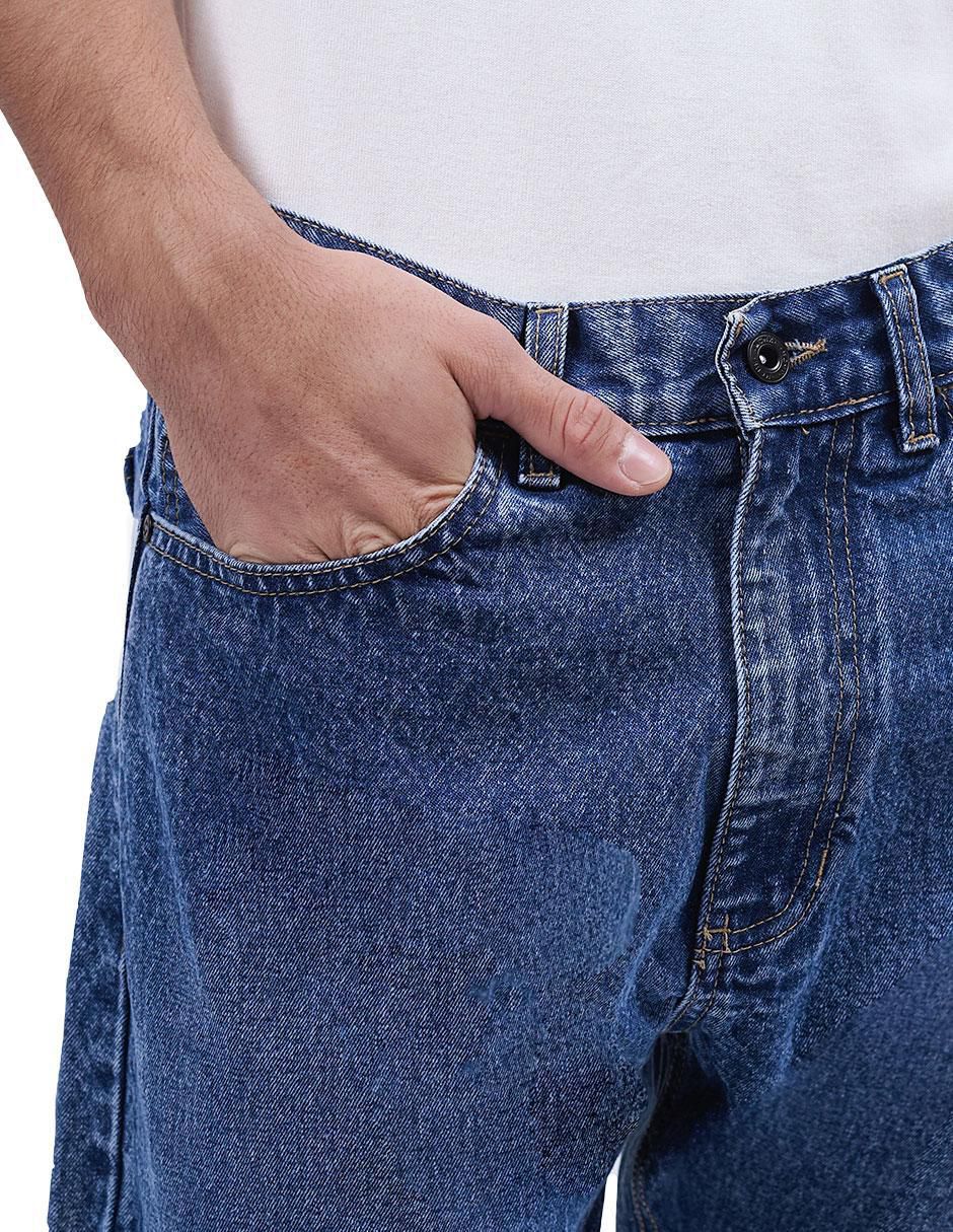 Jeans straight Mchk 8021 lavado obscuro para hombre