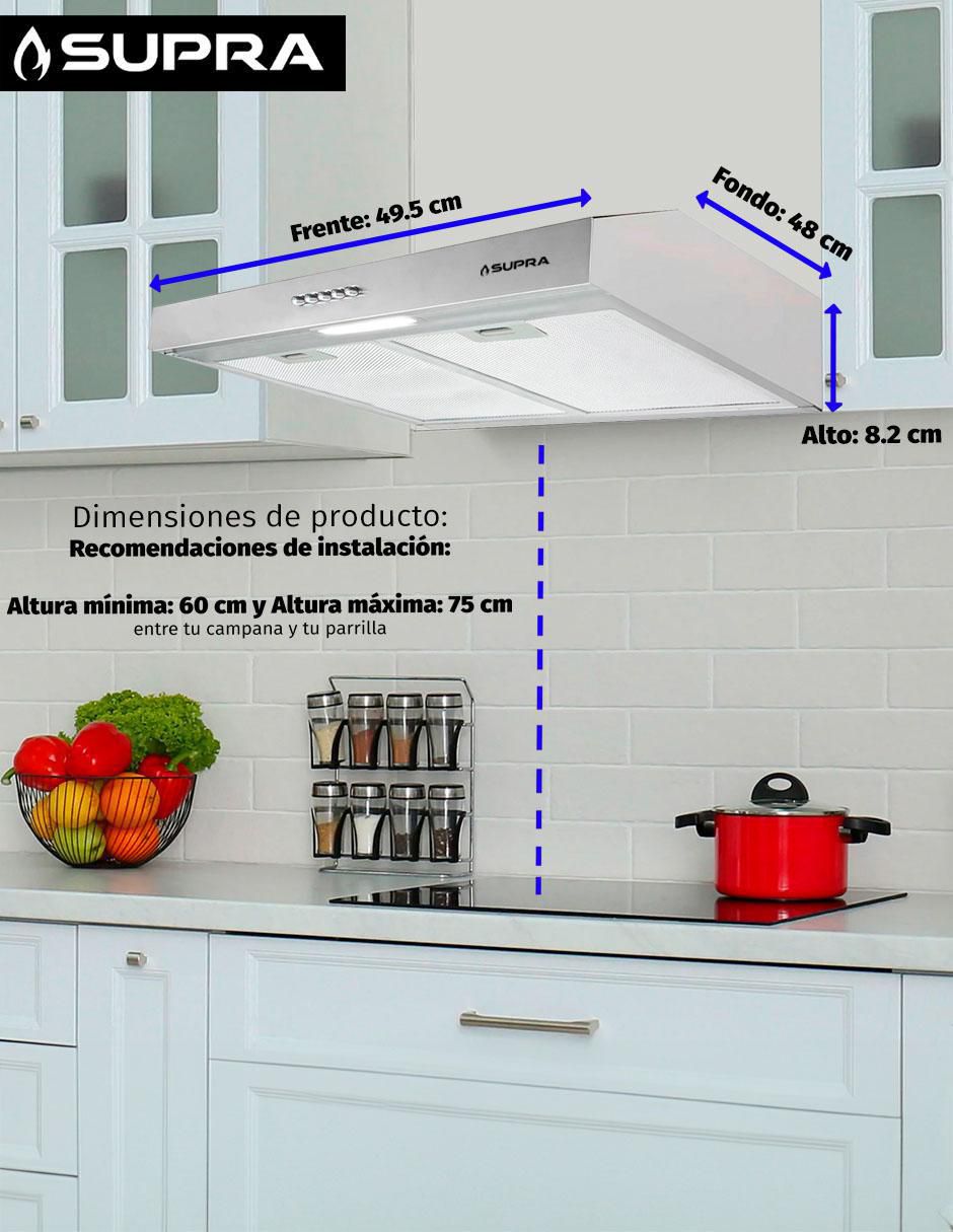 Campana de pared Supra CIELO 50-A de acero