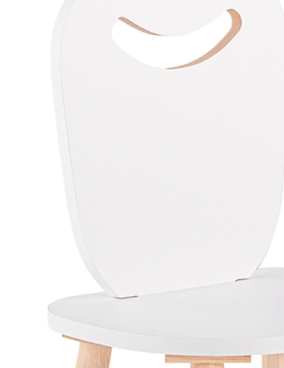 Silla infantil Montessori de melamina 3