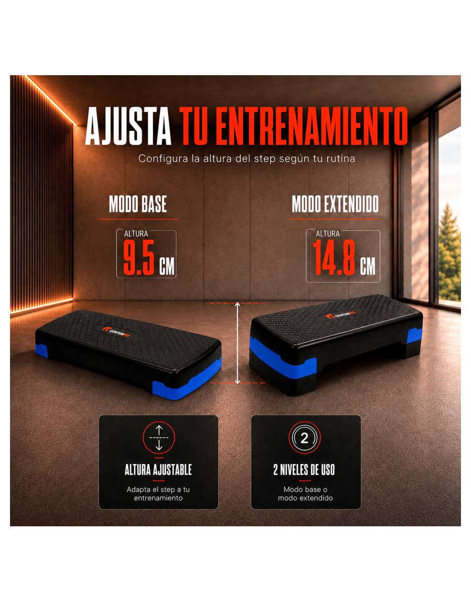 Step fitness para entrenamiento Mkz-Stepaer68 10