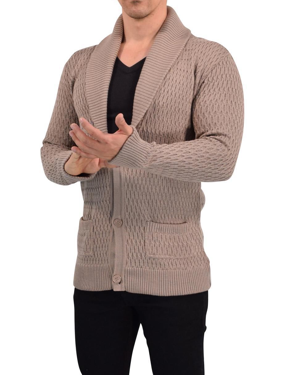 Suéter cuello v para hombre 6