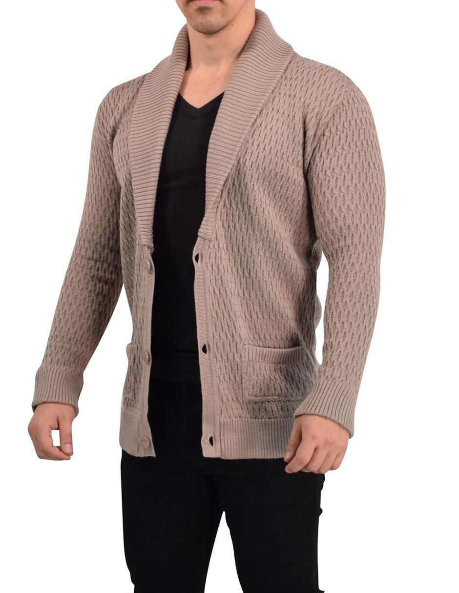 Suéter cuello v para hombre 7