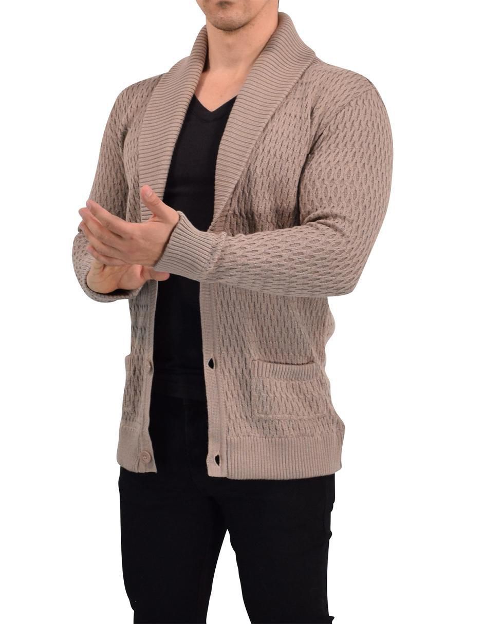 Suéter cuello v para hombre 8
