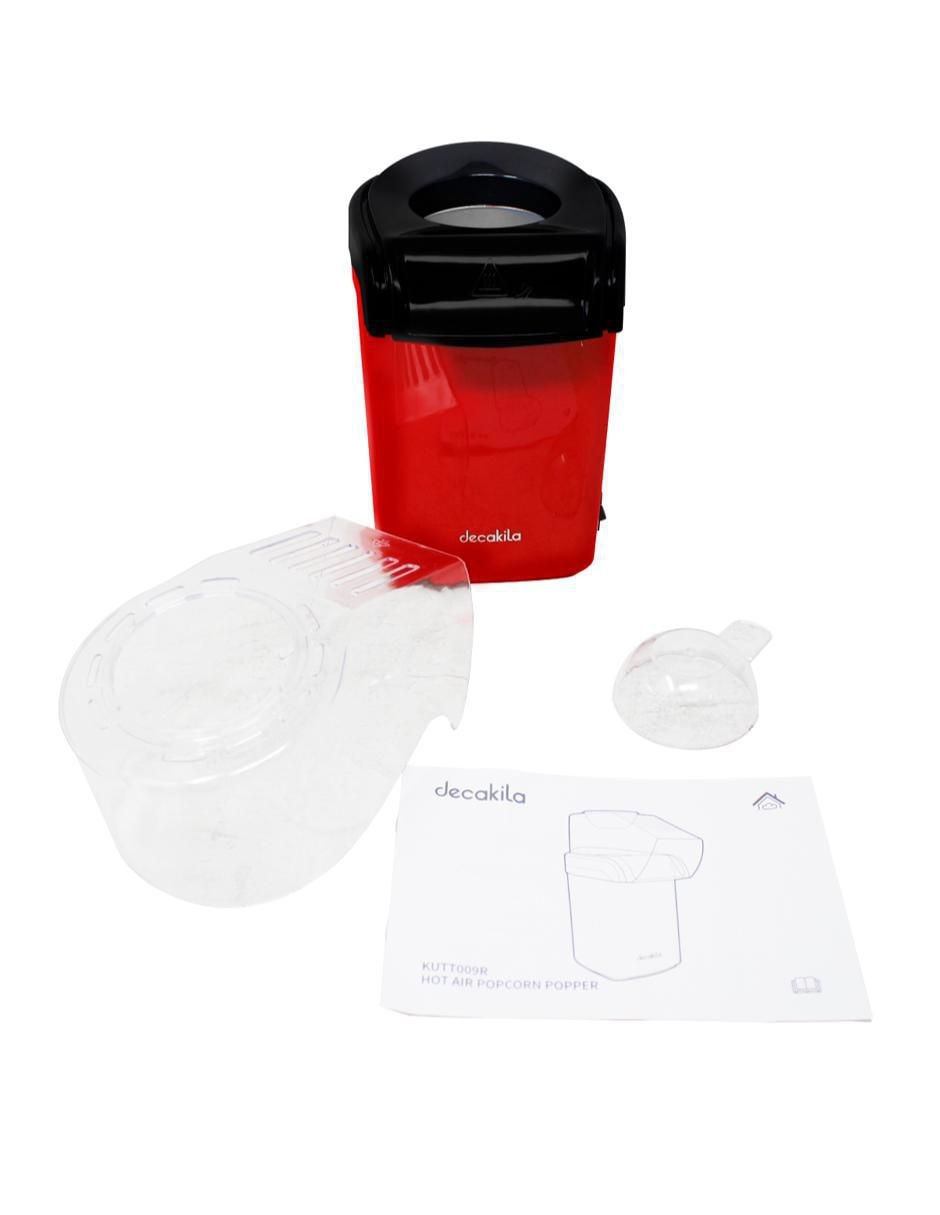 MÁQUINA PALOMITAS KUTT009R DECAK, ROJO 2