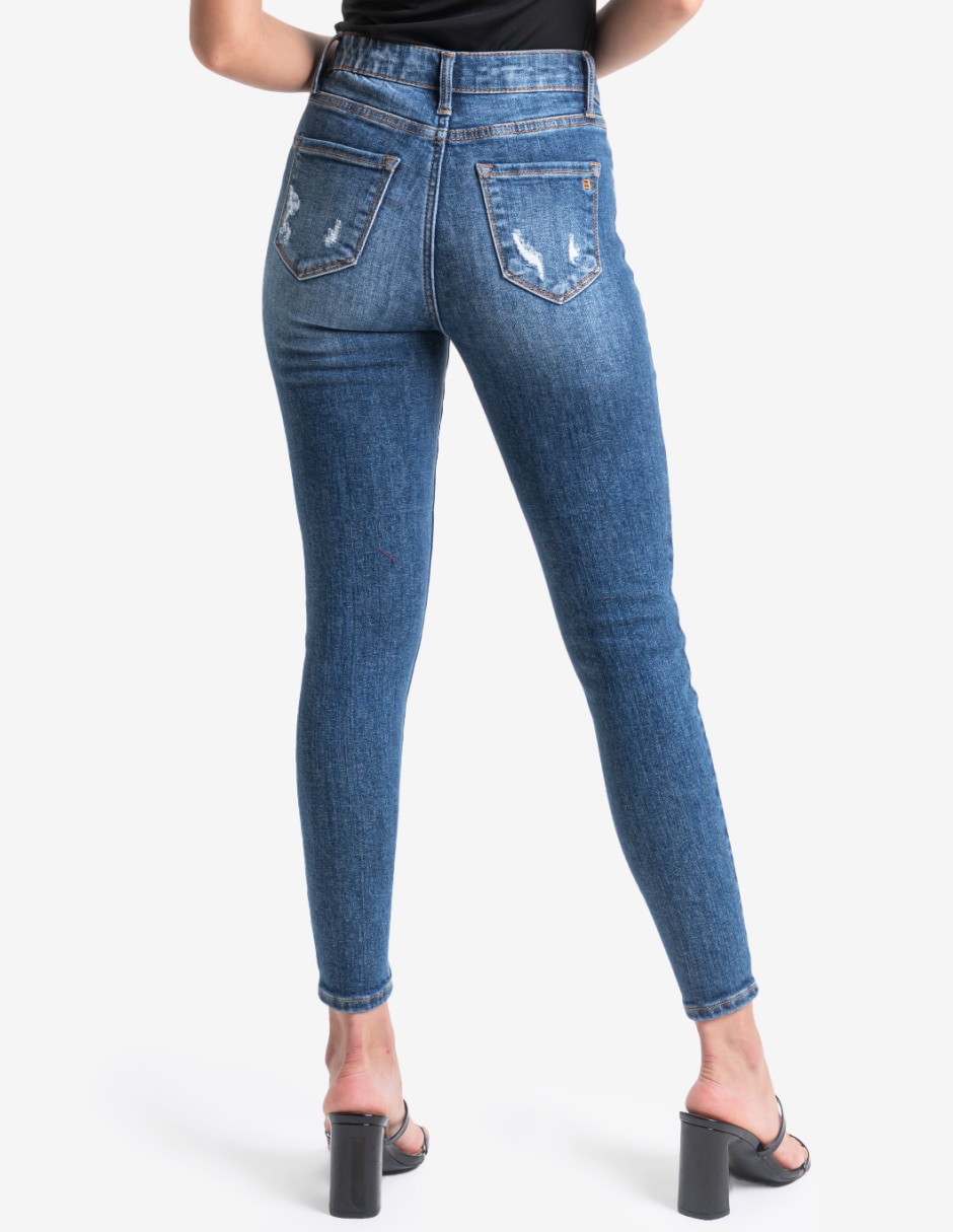Jeans skinny j-bal-6423-medio-tr para mujer 2