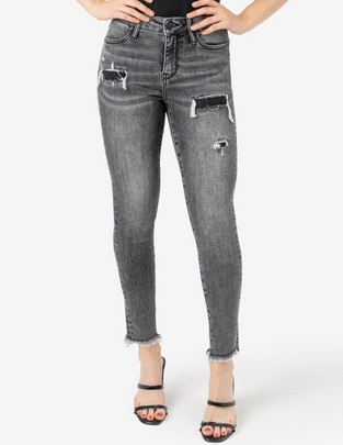 Jeans skinny j-bal-6338-grey-tr para mujer