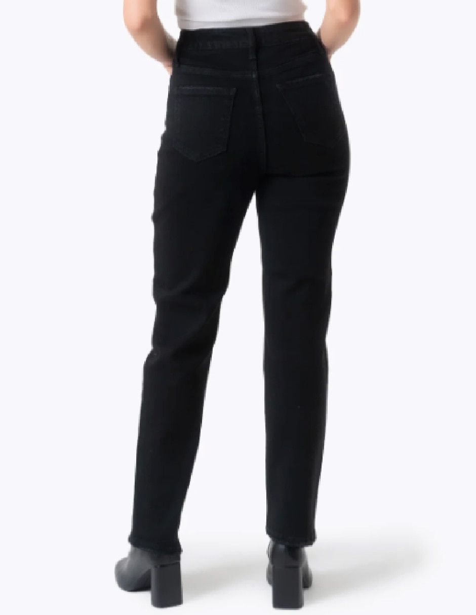 Jeans relajado j-bal-6439-negro-tr para mujer 3