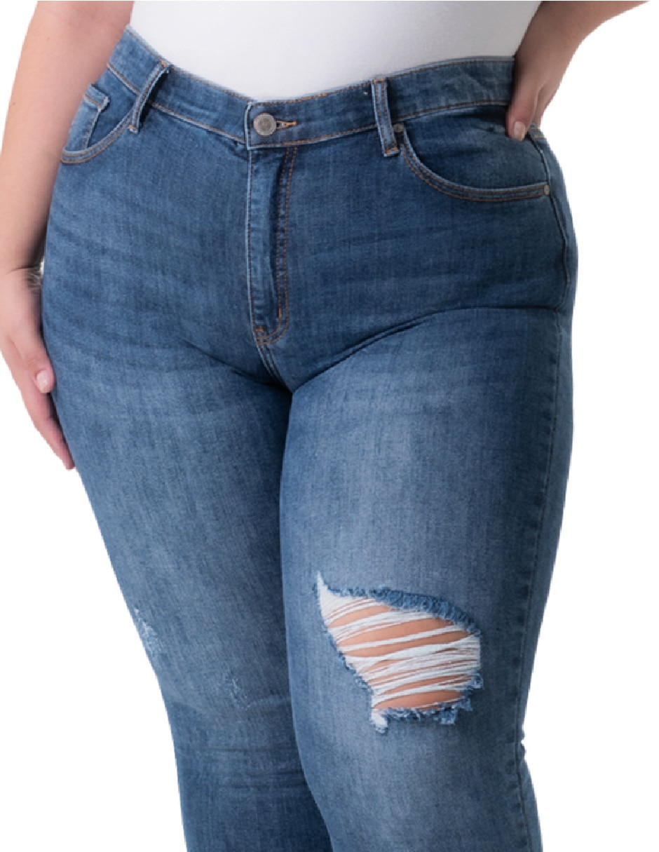 Jeans skinny j-bal-6423-medio para mujer 4
