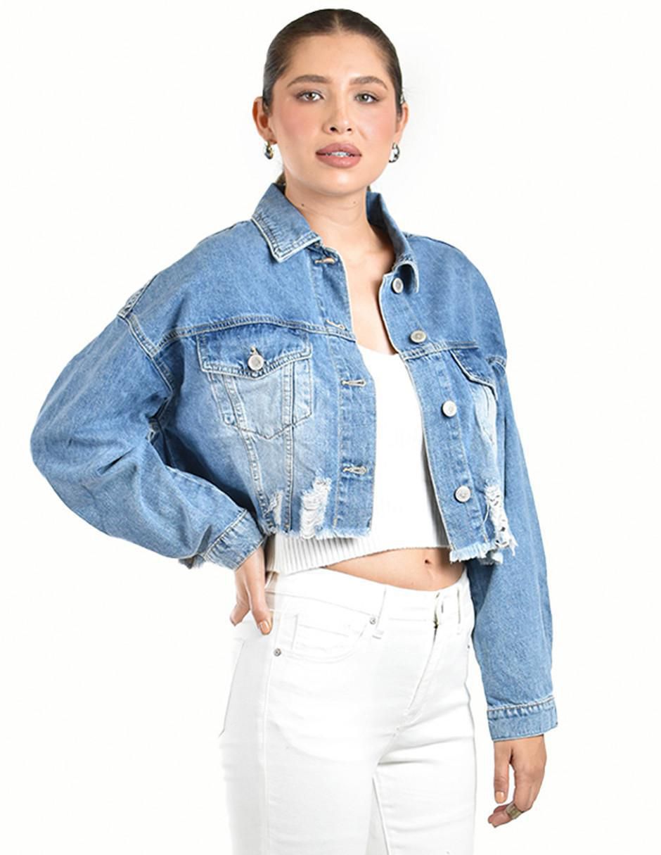 Chamarra de mezclilla para mujer 3