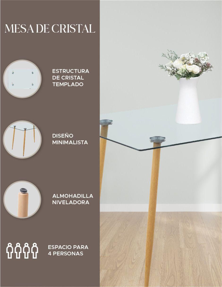 Mesa de comedor armable 4