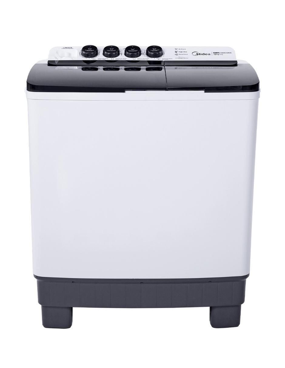 Lavadora doble tina Midea 13 kg semiautomática carga superior mt100w130/w-mx