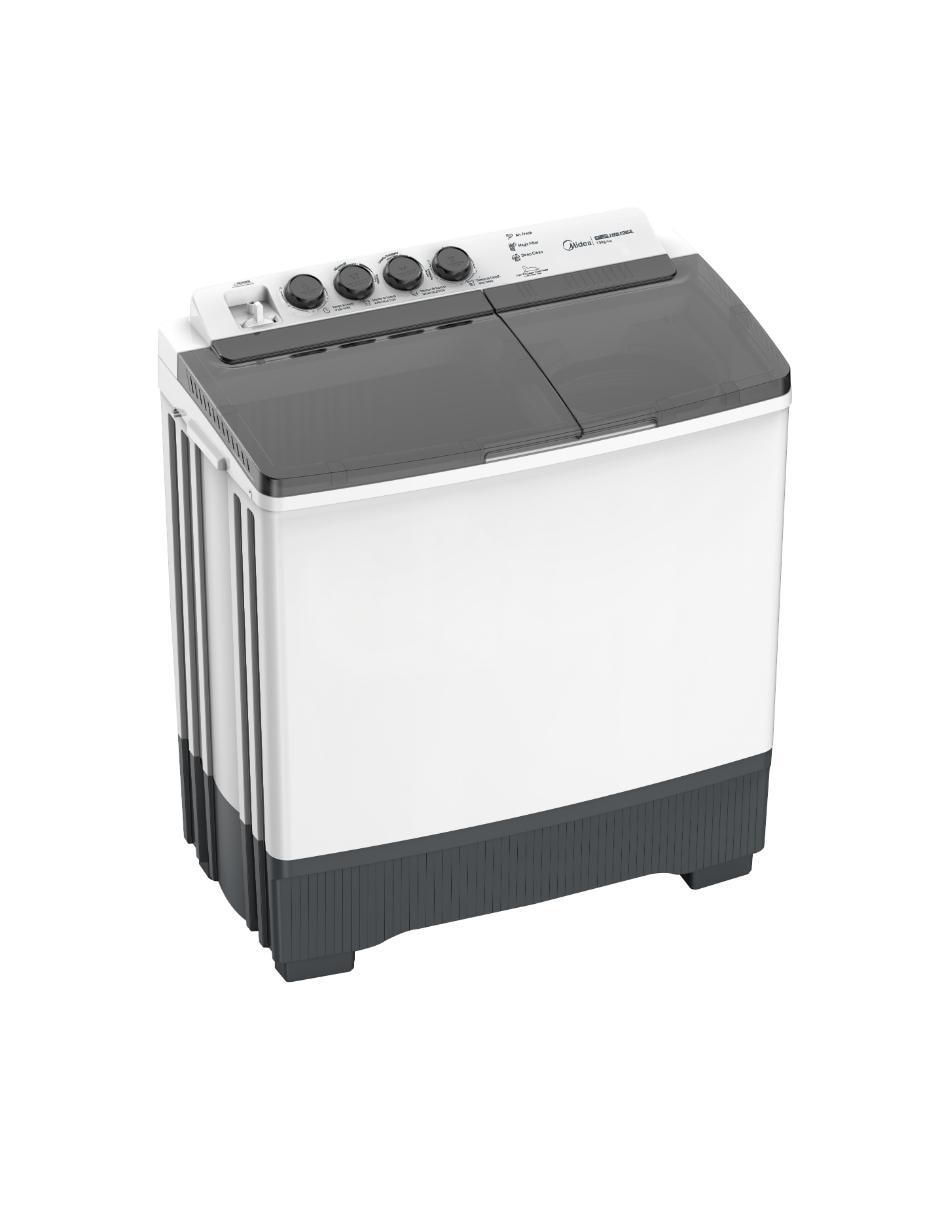 Lavadora doble tina Midea 13 kg semiautomática carga superior mt100w130/w-mx
