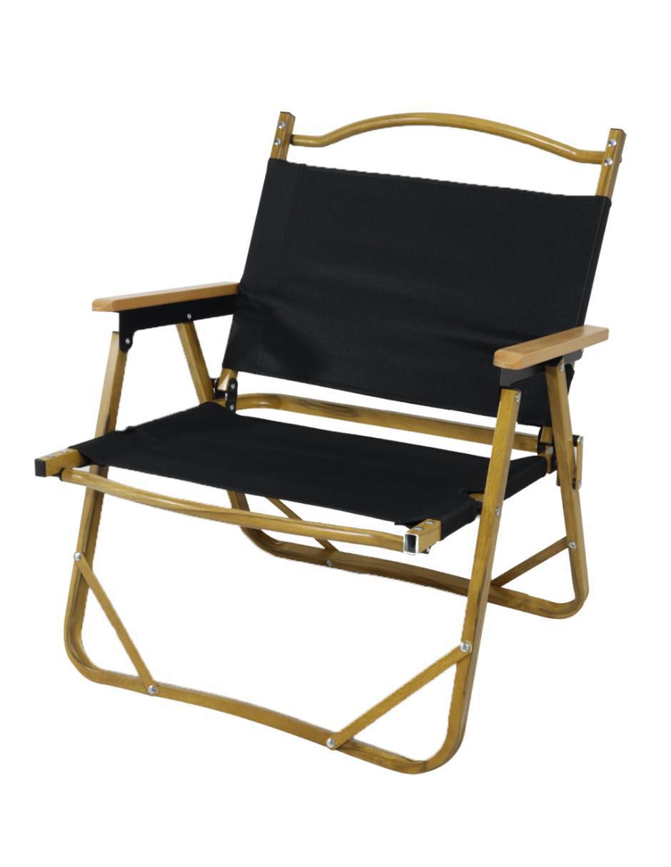 Silla plegable de madera