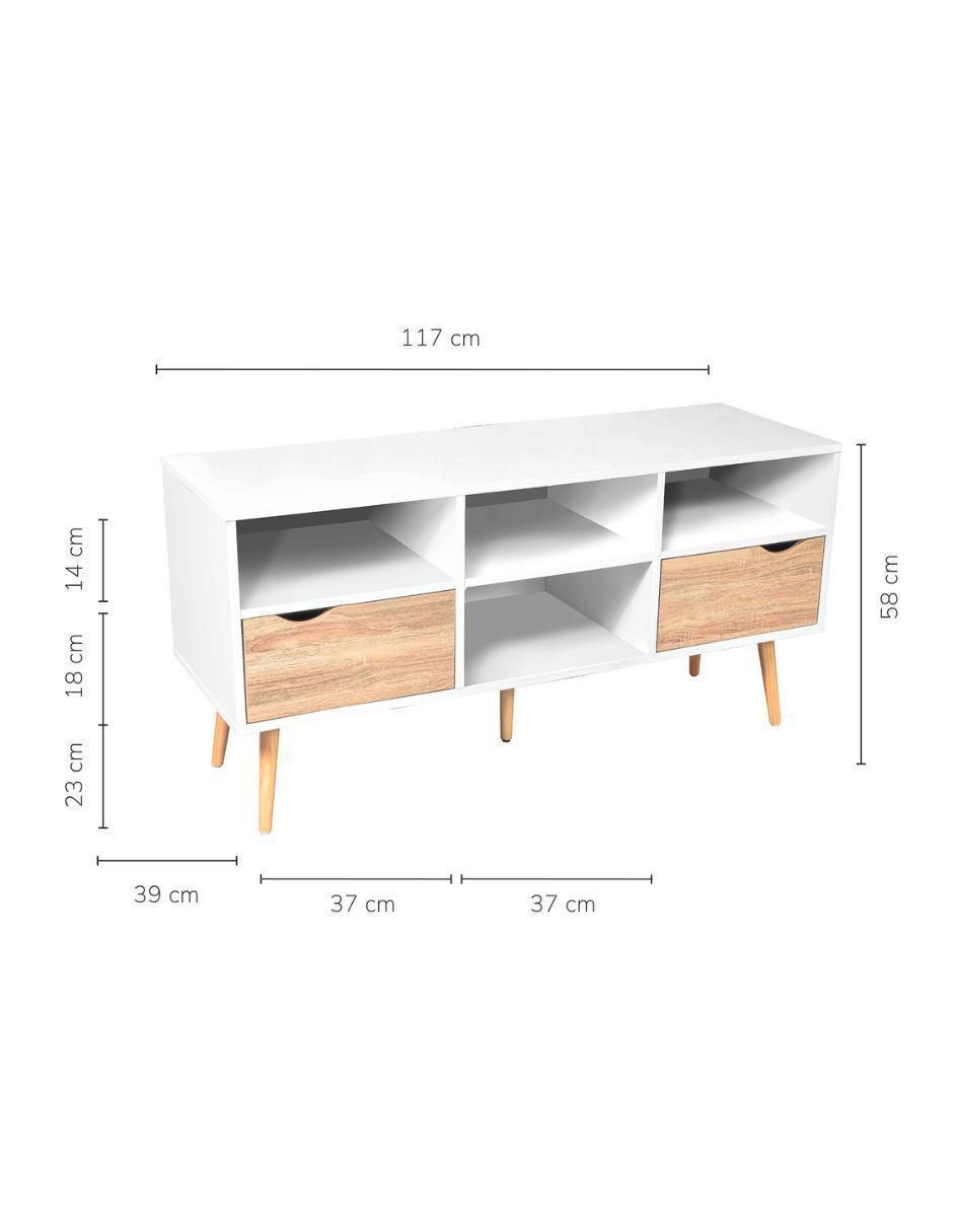 Mueble de tv de madera