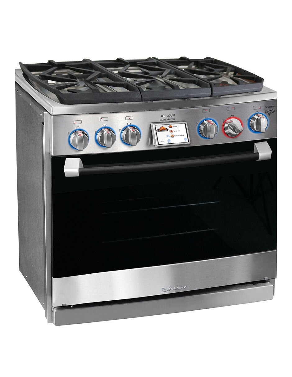 Estufa empotrable a gas natural/lp Koblenz 76 cm KZ.EST.TOULUSE.FRYER. de 6 quemadores