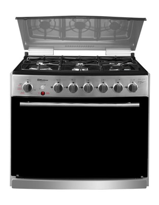 Estufa empotrable a gas natural/lp Koblenz 76 cm KZ.EST.MODENA.FRYER. de 6 quemadores