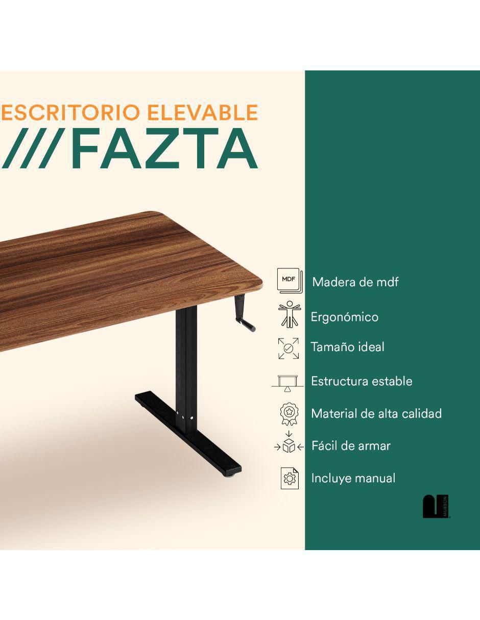 Escritorio armable Fazta de MDF 2