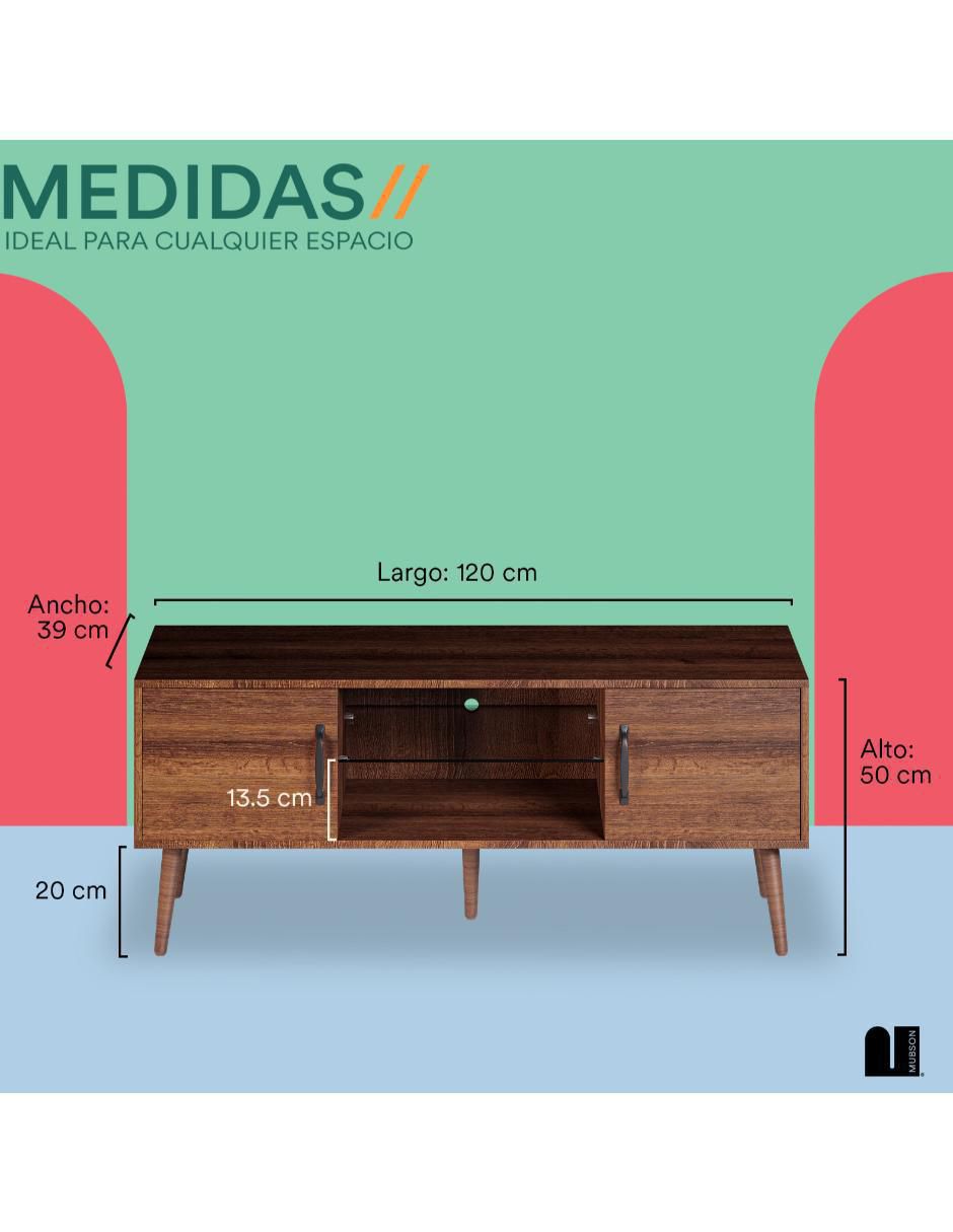 Mueble de TV armable Marena de MDF 7