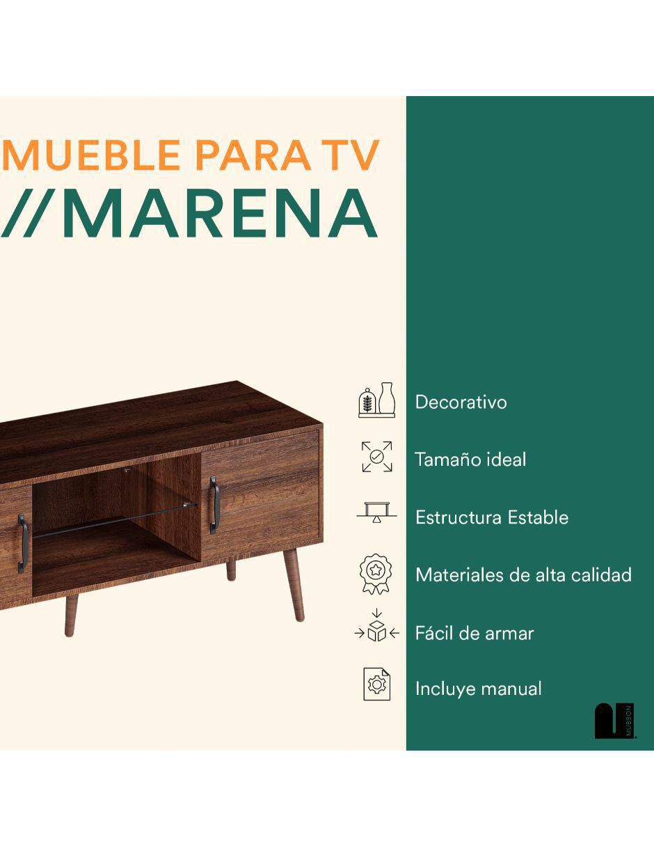 Mueble de TV armable Marena de MDF 5