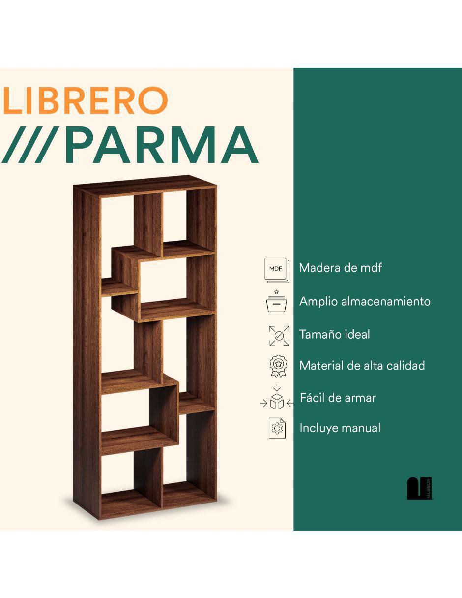 Librero armable Parma de MDF 2