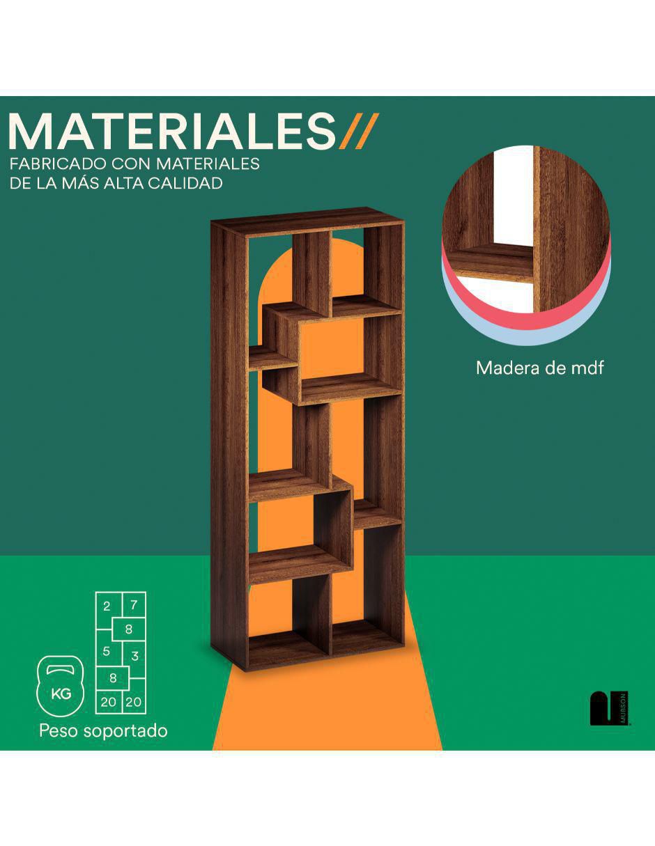 Librero armable Parma de MDF 3