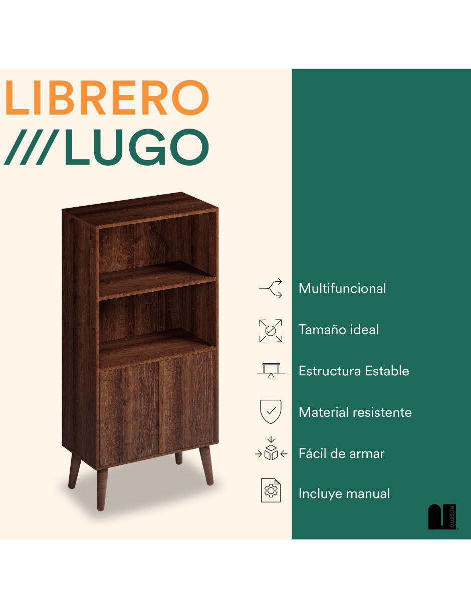 Librero armable Lugo de MDF 5