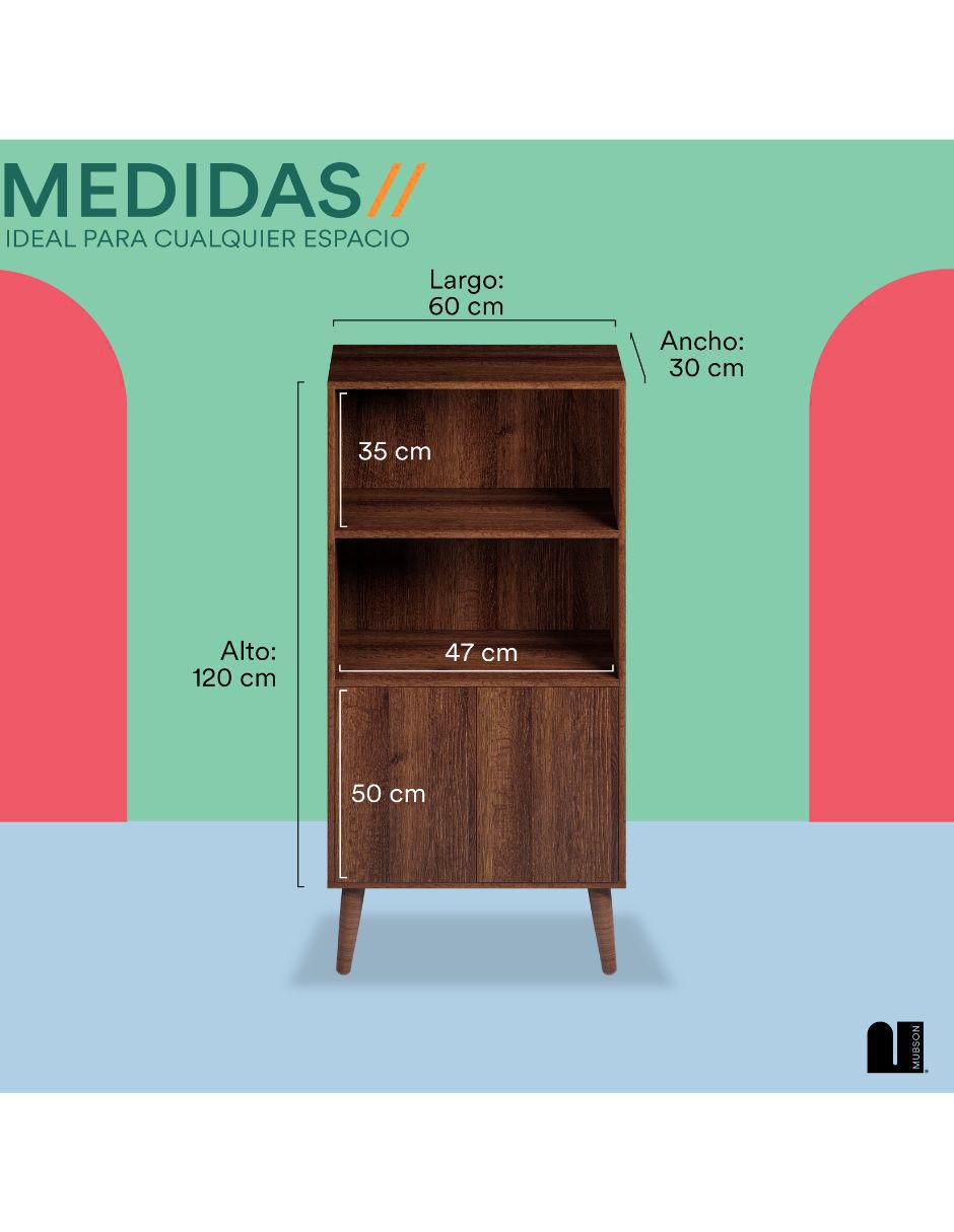 Librero armable Lugo de MDF 7
