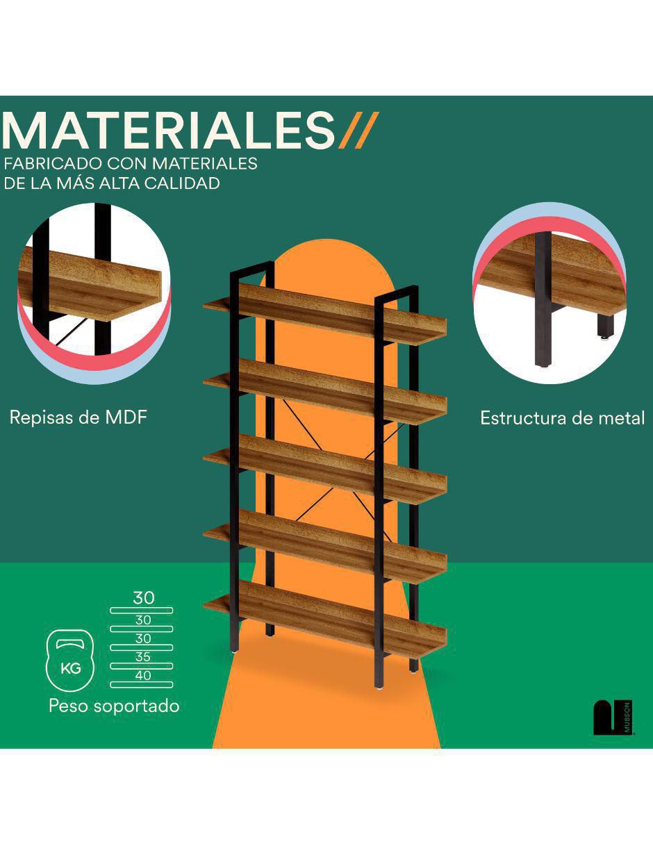 Librero Palermo de MDF