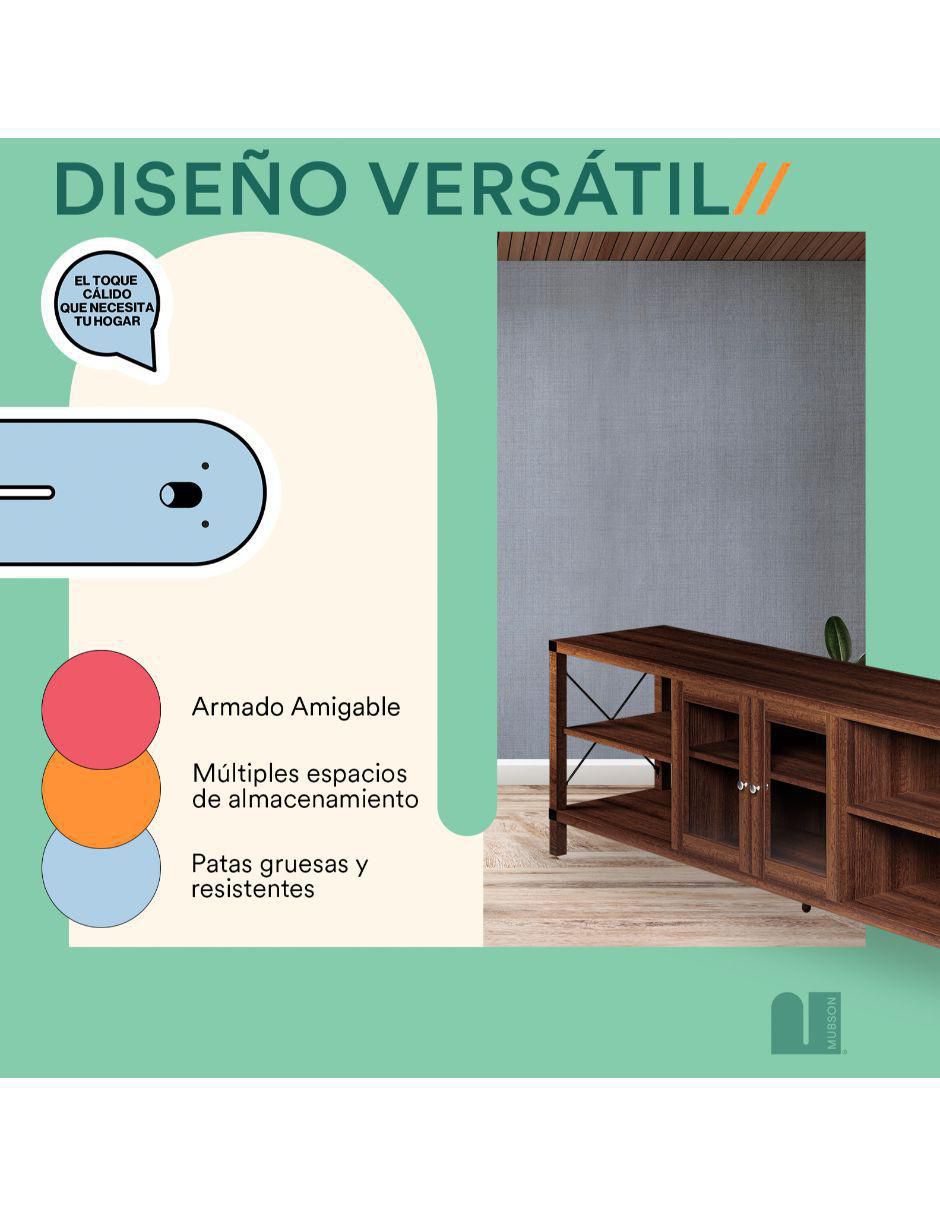 Mueble de TV armable Bari de MDF 3