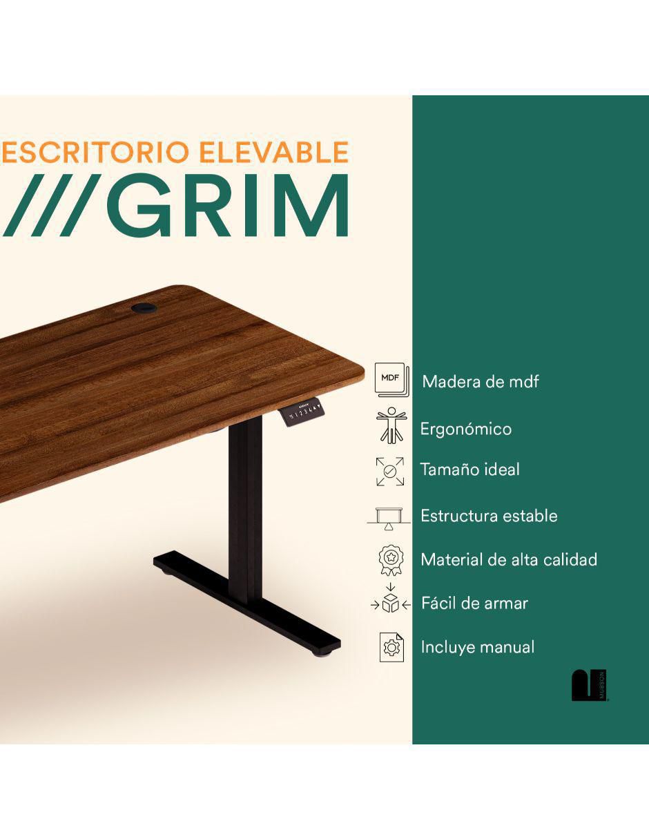 Escritorio armable Grim de MDF 2