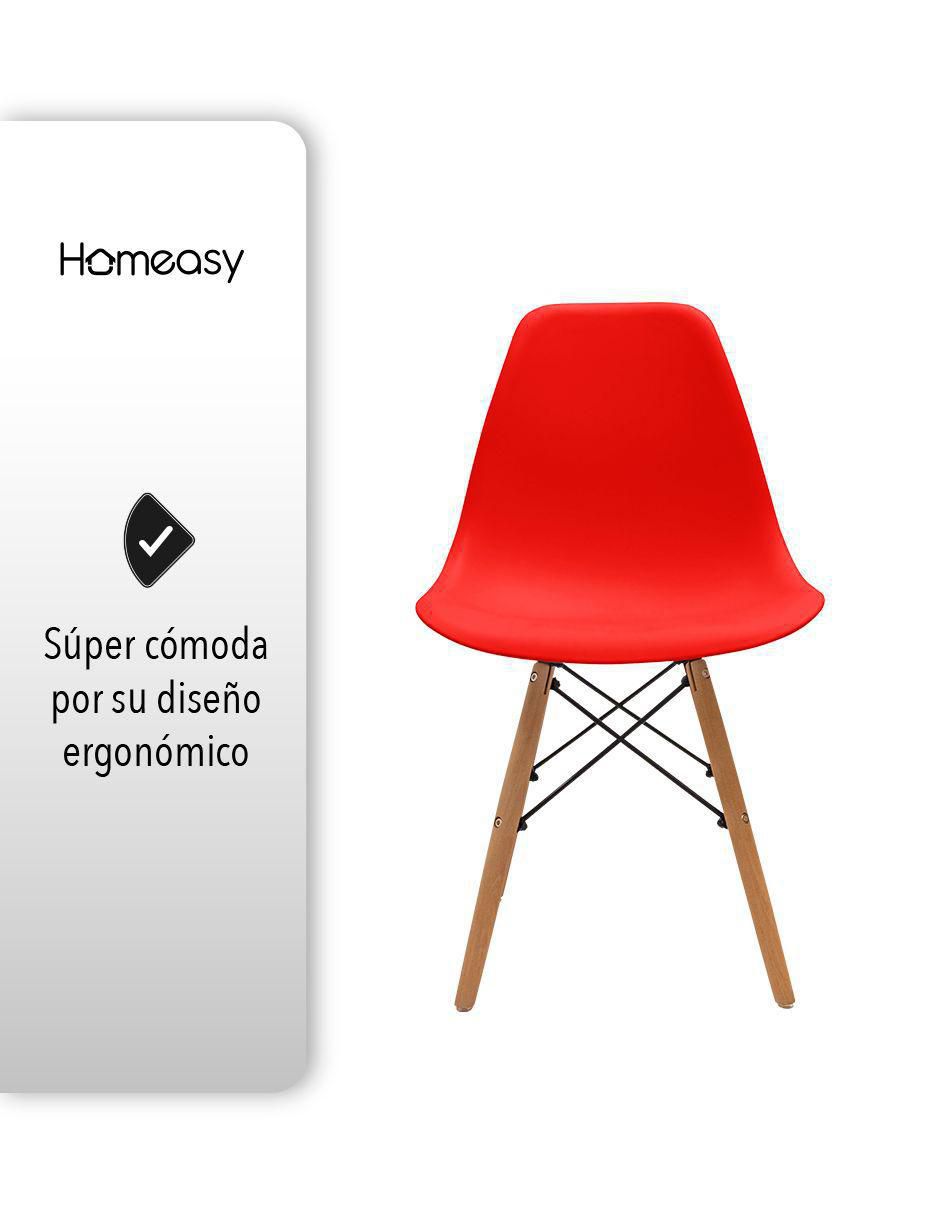 Set de sillas 2 piezas Stay Elit Homeasy de plástico
