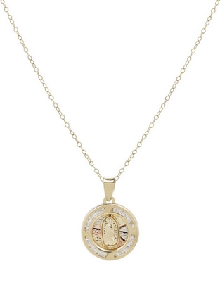 Collar D Cadena de oro 14 K