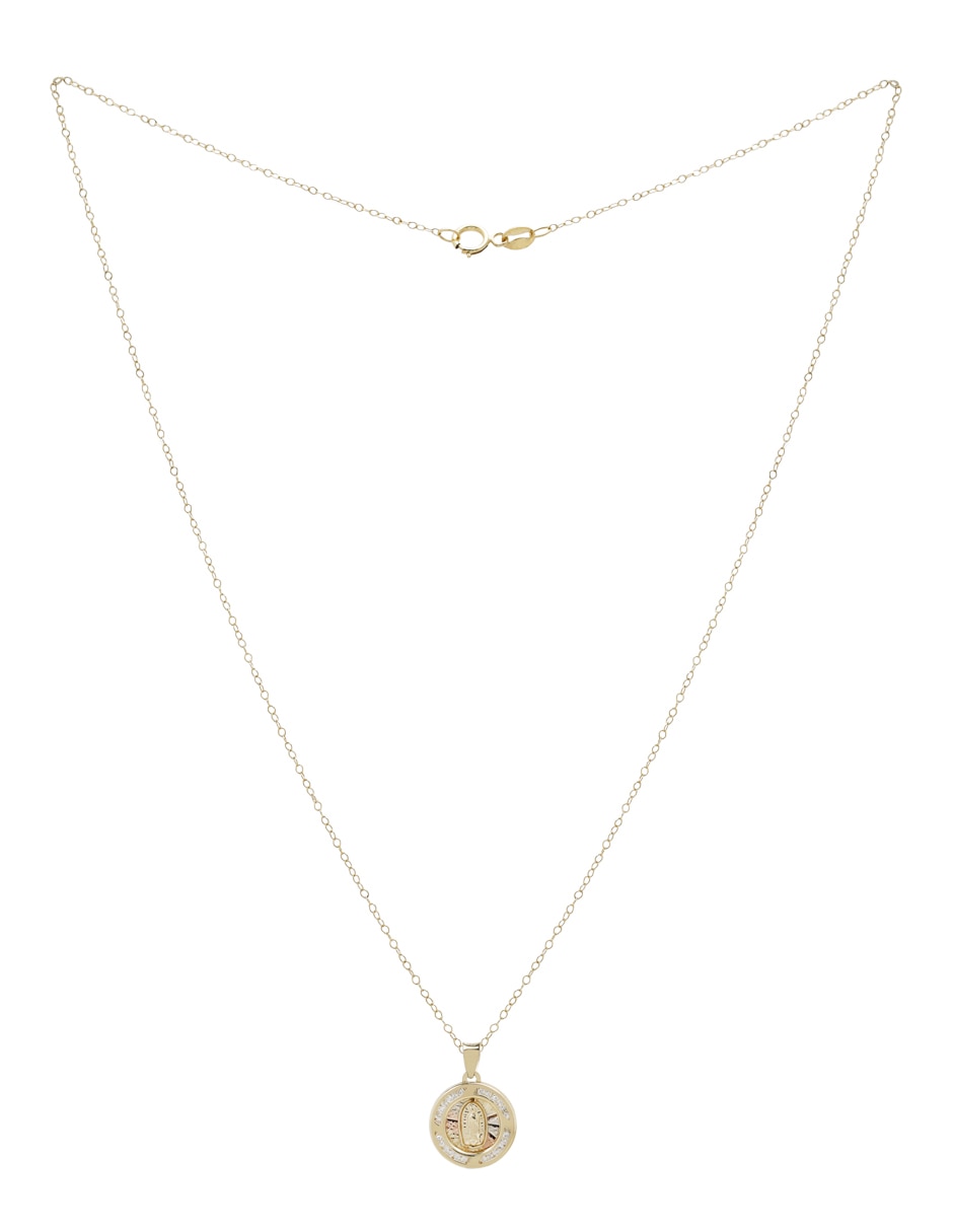 Collar D Cadena de oro 14 K