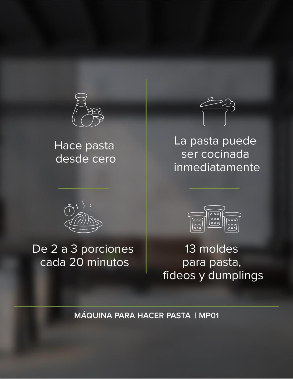 MÁQUINA PASTA MP01 , NEGRO 3