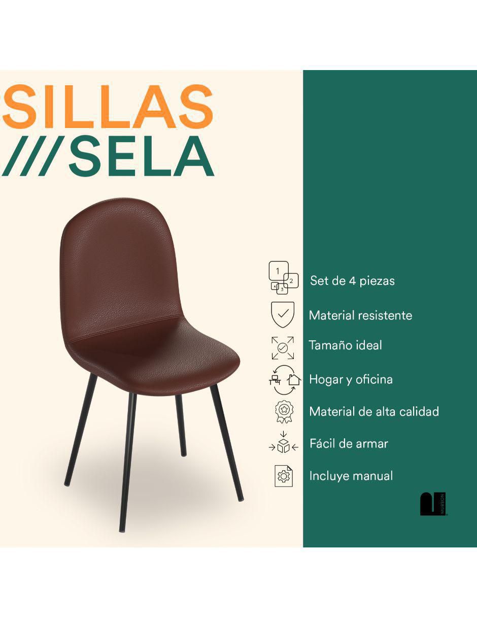 Set de sillas 4 piezas Sela 5