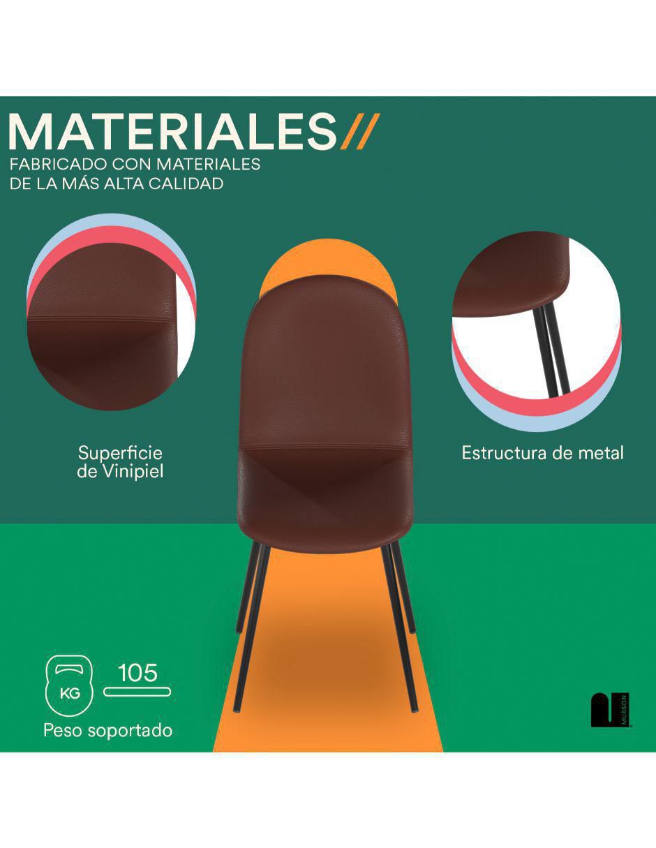 Set de sillas 4 piezas Sela 4