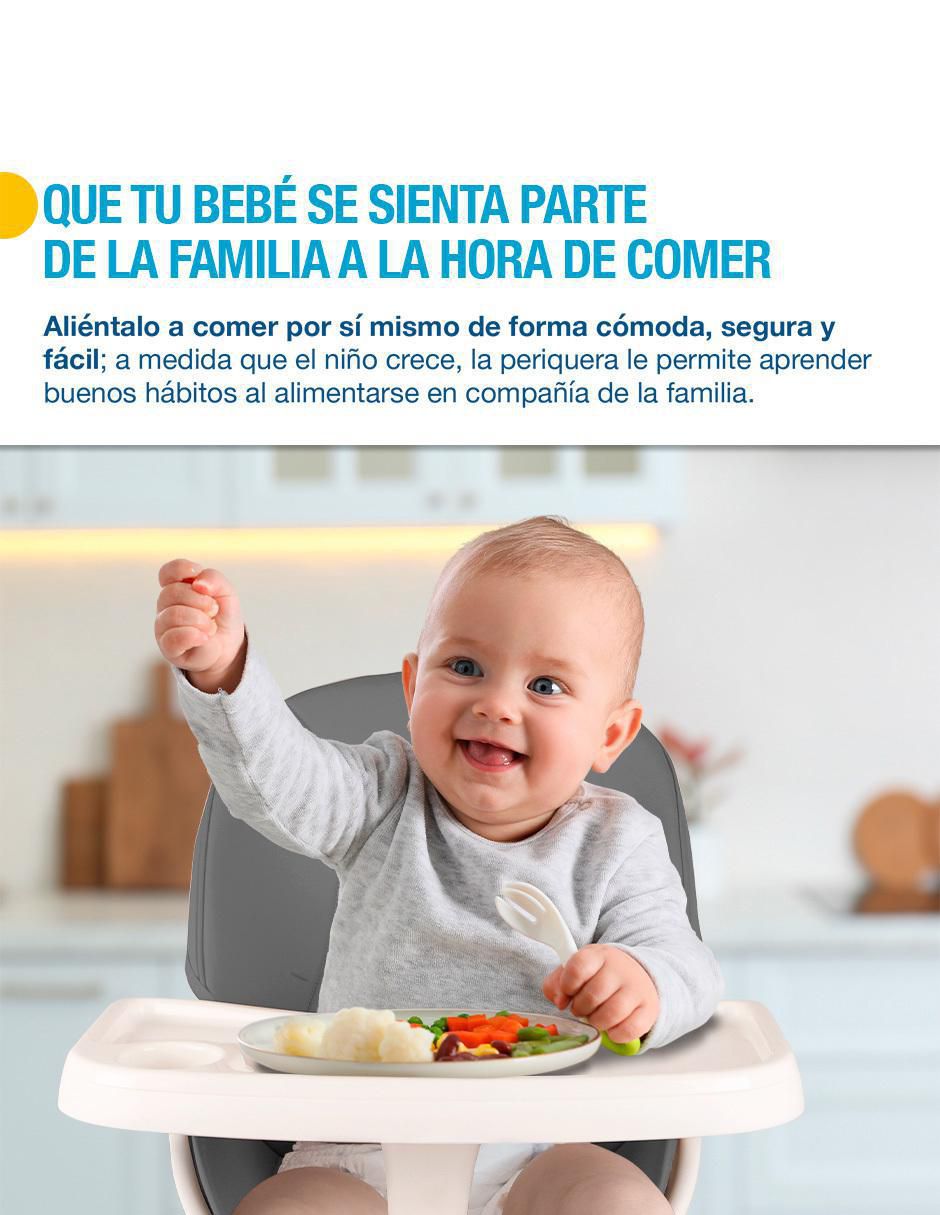 Silla para bebé Periquera 5 en 1 con Bandeja y Altura Ajustable 3