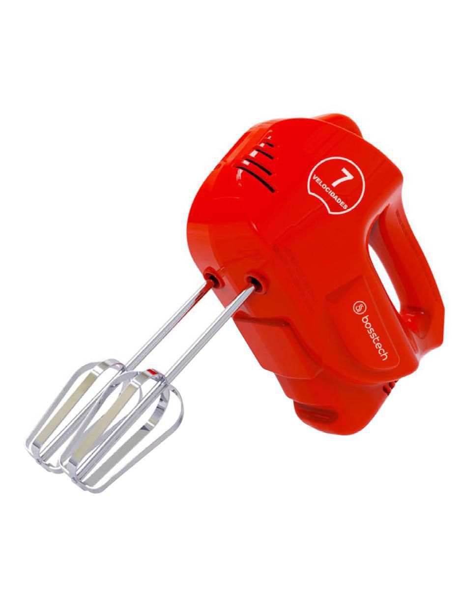 BATIDORA MANUAL BSED-M1-R, 0.5 L, ROJO 1